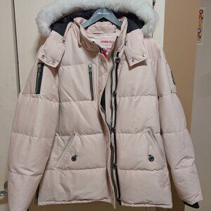 MOOSE KNUCKLES ORIGINAL SHEARLING TRIM 3Q JACKET : 3XL - Dusty Rose